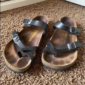 Black Mayari Birkenstock Sandals Size 38